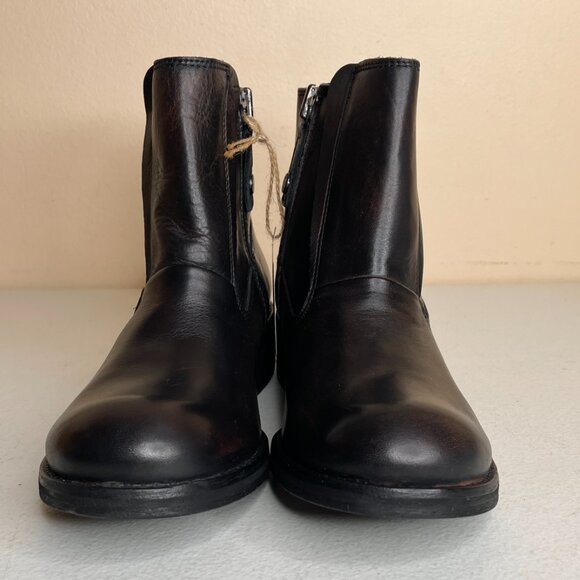 New Diesel Roxydoo Distressed Leather Boots Size 7.5 - Picture 8 of 16